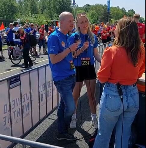 Ons team volgen tijdens de Roparun 2024 Ons team volgen tijdens de Roparun 2024