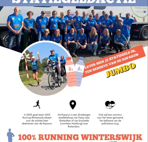 Statiegeldactie tbv de Roparun