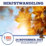 Herfstwandeling met prachtig weer!